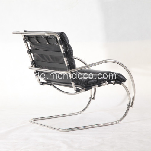 Modernen schwarzen Leder MR Lounge Chair Replica